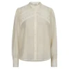 CO' COUTURE Barret Anglaise Shirt Off White