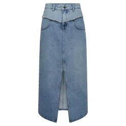CO' COUTURE Denim Block Skirt Denim Blue