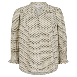 CO' COUTURE Elsy Frill Blouse Bone