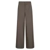 CO' COUTURE Nana Piping Wide Pant Mink