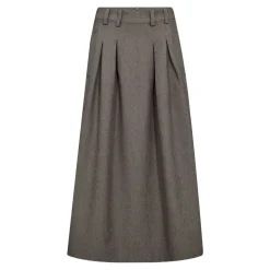 CO' COUTURE Nana Pleat Skirt Mink