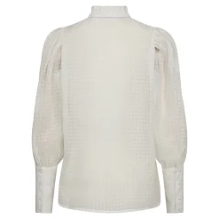 CO' COUTURE Orion Organza Puff Shirt White