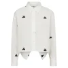CO' COUTURE Ria Ribbon Shirt White