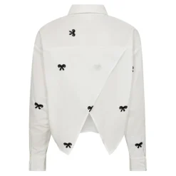 CO' COUTURE Ria Ribbon Shirt White
