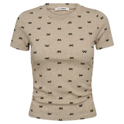 CO' COUTURE Ritchie Ribbon Tee Bone