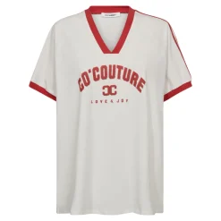 CO' COUTURE Siara Oversize Sporty Tee Red