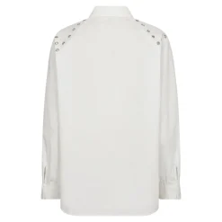 CO' COUTURE Trina Eyelet Shirt Hvid
