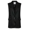 CO' COUTURE Venus Single Oversize Vest Sort