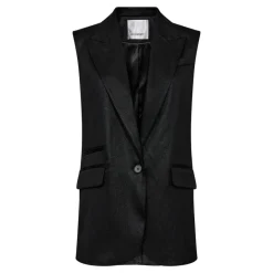 CO' COUTURE Venus Single Oversize Vest Sort