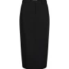 CO' COUTURE Vola Floor Pencil Skirt Black