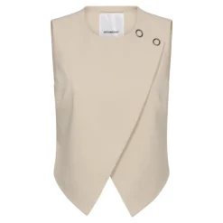 CO' COUTURE Vola Wrap Vest Bone