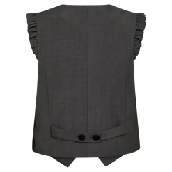 CO'COUTURE Liane Frill Tailor Vest Dark Grey