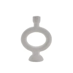 COZY LIVING Candle Holder White