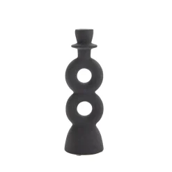COZY LIVING Candle Holder Black