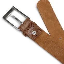 DEPECHE Belt 95 cm Camel Snake