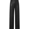 DEPECHE Boa Pants Full Length Black
