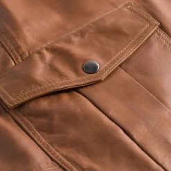 DEPECHE Dawn Skirt Vintage Cognac