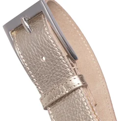 DEPECHE Læderbælte 16380 Champagne