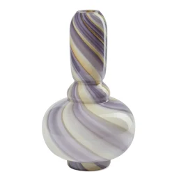 Eden Twirl Vase Purple Tall