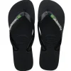 HAVAIANAS Brasil Logo Black/Black