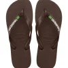 HAVAIANAS Brasil Logo Brown/White