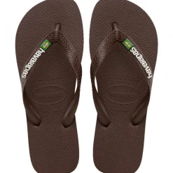 HAVAIANAS Brasil Logo Brown/White