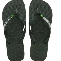 HAVAIANAS Brasil Logo Green Olive