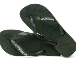 HAVAIANAS Brasil Logo Green Olive