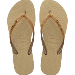 HAVAIANAS Slim Glitter Sand/Gold