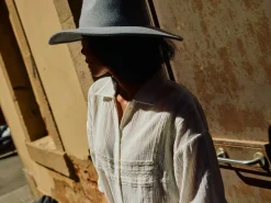 HEYANNO Archive Lace Shirt Ecru