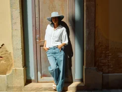 HEYANNO Archive Lace Shirt Ecru