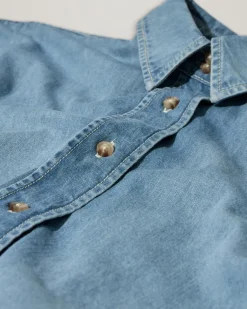 HEYANNO Everlasting Denim Shirt Light Blue