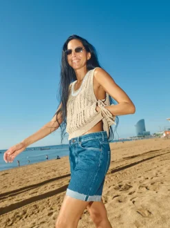 HEYANNO Play Patch Vest Travertine