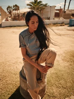 HEYANNO Proud Mind Tee Grey Melange