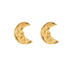 HOUSE OF VINCENT Crescent Moon Earring