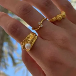 HULTQUIST COPENHAGEN Kamma Pearl Ring