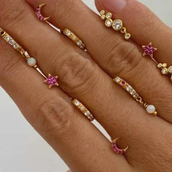 HULTQUIST COPENHAGEN Opalus Regndråbe Hoops