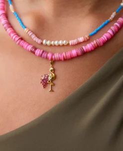HULTQUIST COPENHAGEN Pink Flamingo Halskæde