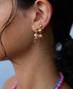 HULTQUIST COPENHAGEN Pink Flamingo Øreringe