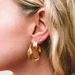 HULTQUIST COPENHAGEN Snoede Blade Øreringe