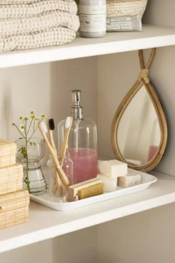 IB LAURSEN 9129-30 Håndspejl Bambus