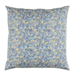 IB LAURSEN 6283-13 Pudebetræk blå m/gule, hvide og blå blomster