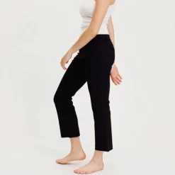 IVY COPENHAGEN Alice Cropped Flare Pant Black