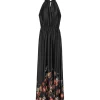 KARMAMIA Ava Maxi Dress Black Blossom