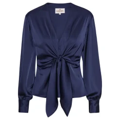 KARMAMIA Blair Blouse Semi Rich Navy