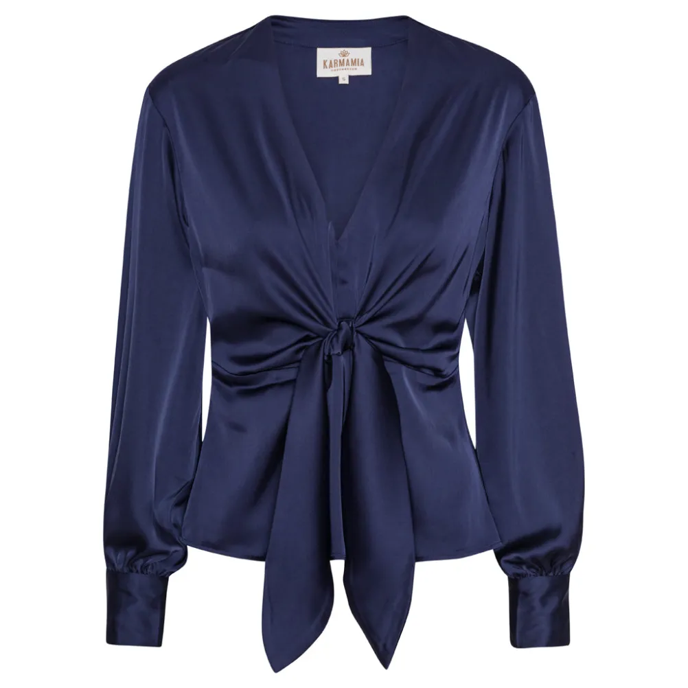 KARMAMIA Blair Blouse Semi Rich Navy