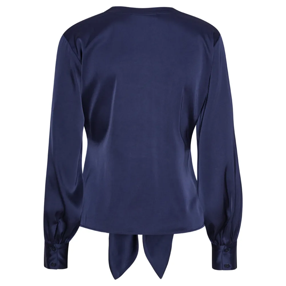 KARMAMIA Blair Blouse Semi Rich Navy