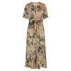 KARMAMIA Faye Dress Taupe Bloom