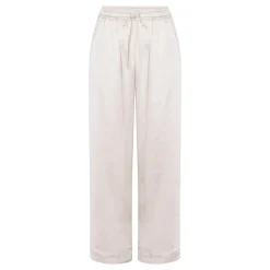KARMAMIA Garcia Pant Ivory Rich Satin