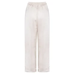KARMAMIA Garcia Pant Ivory Rich Satin